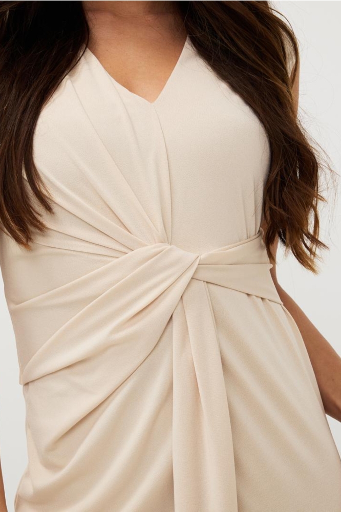DRESS WAIST DETAIL SP25 05009 180 Sand